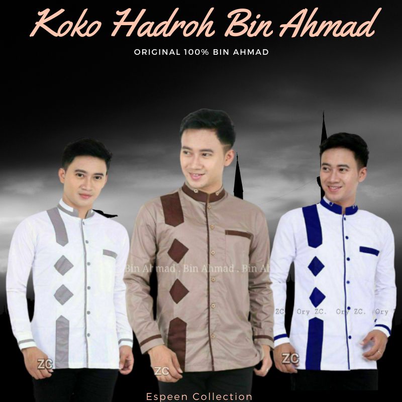 Koko Hadroh Bin Ahmad | Koko Kombinasi || Fashion Muslim