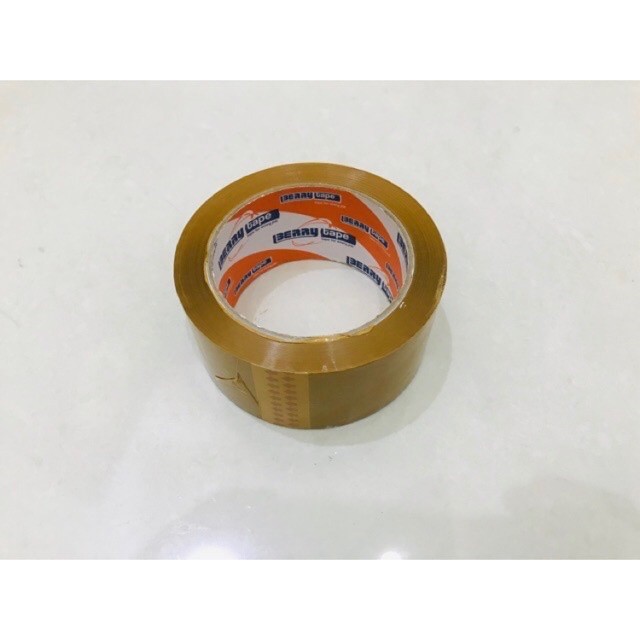 [6 pcs] Lakban/Plakban Berry 48mm x 90yard 2 “ Coklat 1 Slop isi 6 Roll