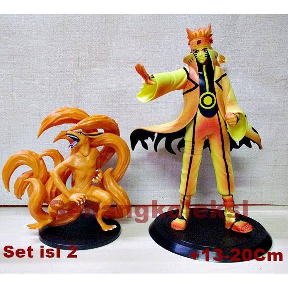 Jual Terlaris Action Figure Naruto Kyubi Bijuu Kurama Shukaku Set Isi Shopee Indonesia