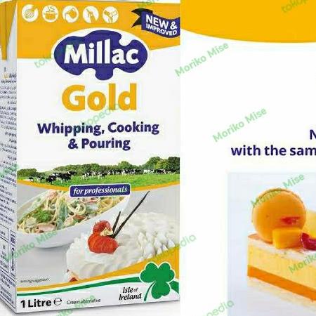 

(BISA COD) millac gold 1 liter whipping cream / whipped cream MILLAC GOLD 200 ml
