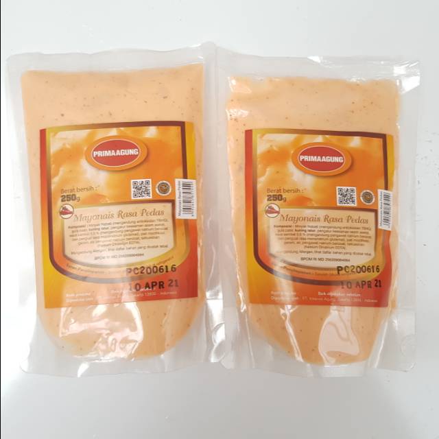 

Prima Agung Saus Mayonais rasa Pedas - Mayones Pedas 250gr