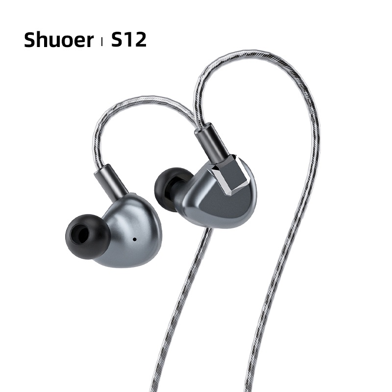 Shuoer S12 planar Headset Earphone in-ear Magnetik hifi 102dB 14.8mm Untuk Letshuoer S12 Pro