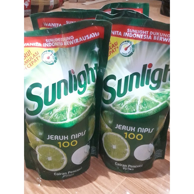 Sunlight Lime Sabun Cuci Piring Sunlight Jeruk Nipis 700ml