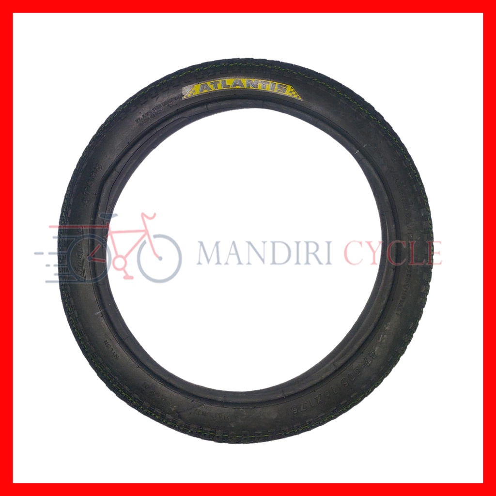 Ban Luar Kingland Atlantis 16x1.75 Ban Luar Wandaking Ukuran 16 x 1.75 Ban Luar Sepeda Lipat 16 Sepe