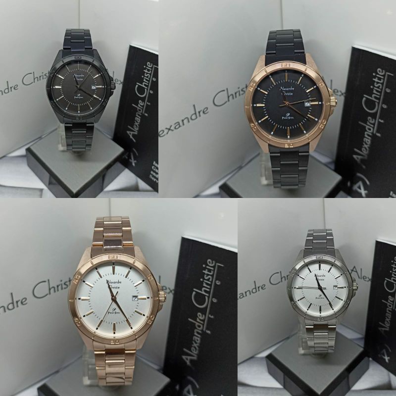 Jam Tangan Wanita Alexandre Christie 1011 AC1011 AC 1011 Tali Besi / Stainless steel