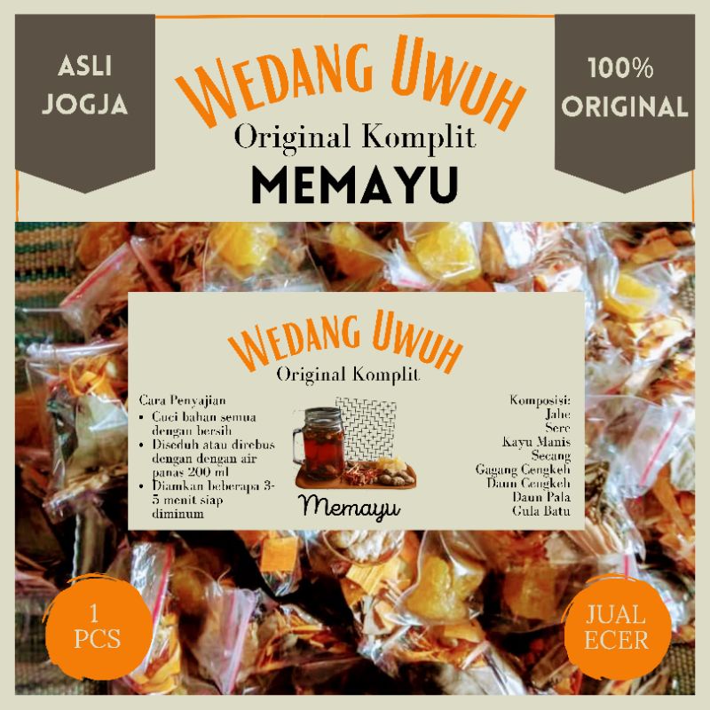 Wedang Uwuh Komplit Khas Jogja per 1 pcs