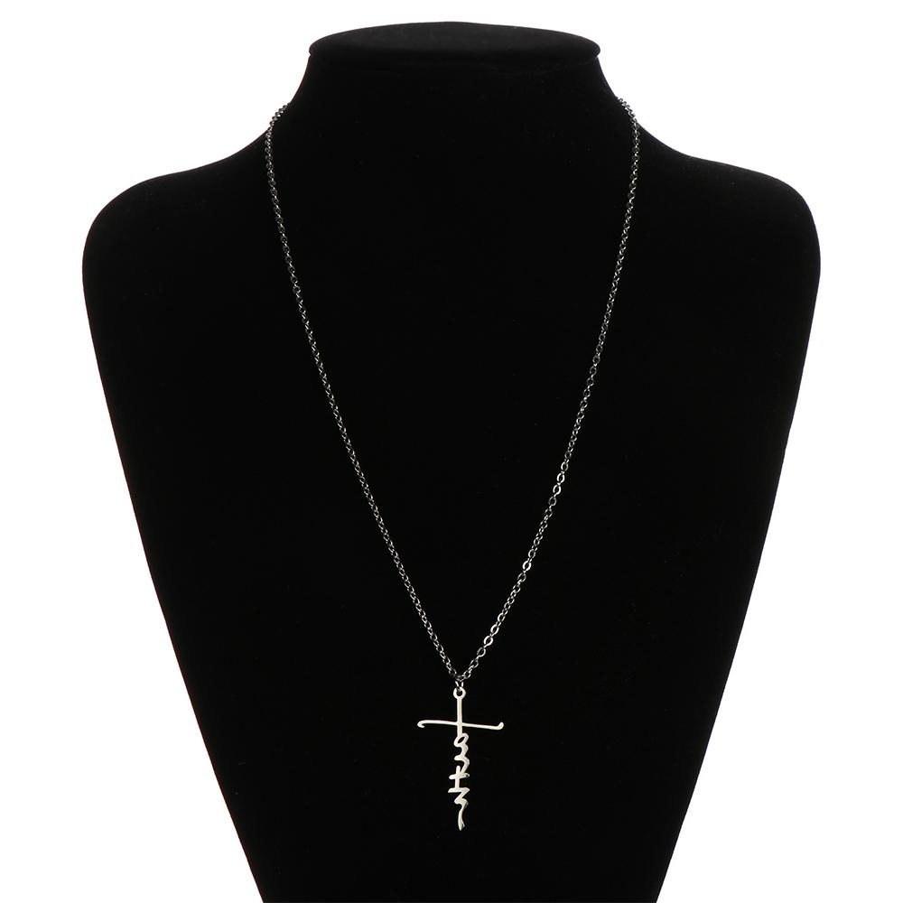 Preva Faith Kalung Yesus Kristen Klavikula Choker Fashion Perhiasan Hadiah Pernikahan Gelang