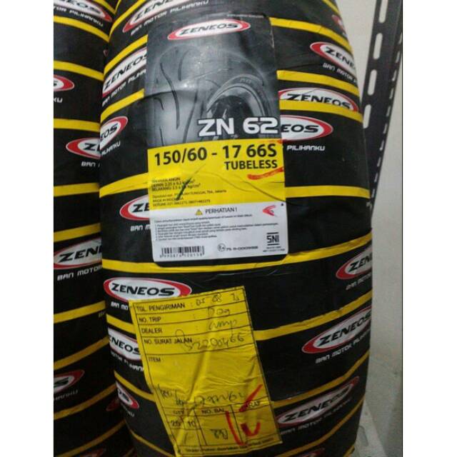 Ban Luar 150/60-17 Tubeless Zeneos ZN62