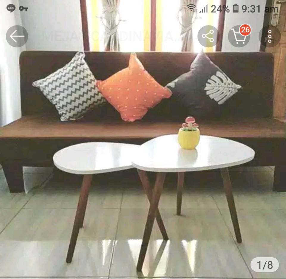 Paket 2 Meja Meja Tamu