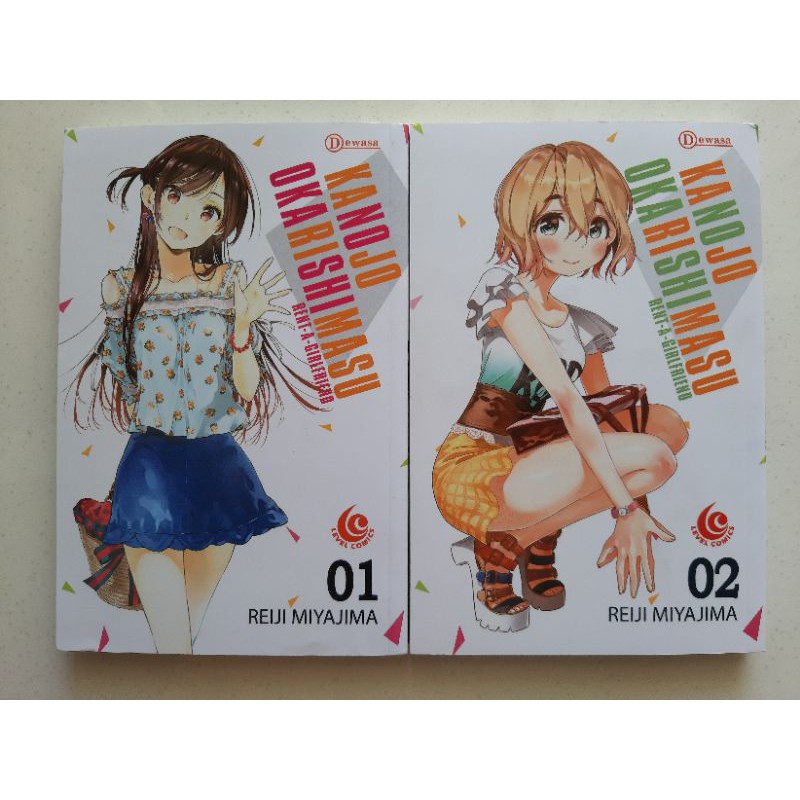 Komik KANOJO OKARISHIMASU / Rent-A-Girlfriend Vol. 1 & 2 (SET)