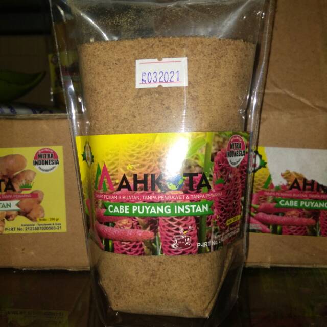 Jamu Instant Cabe Puyang Mahkota Shopee Indonesia