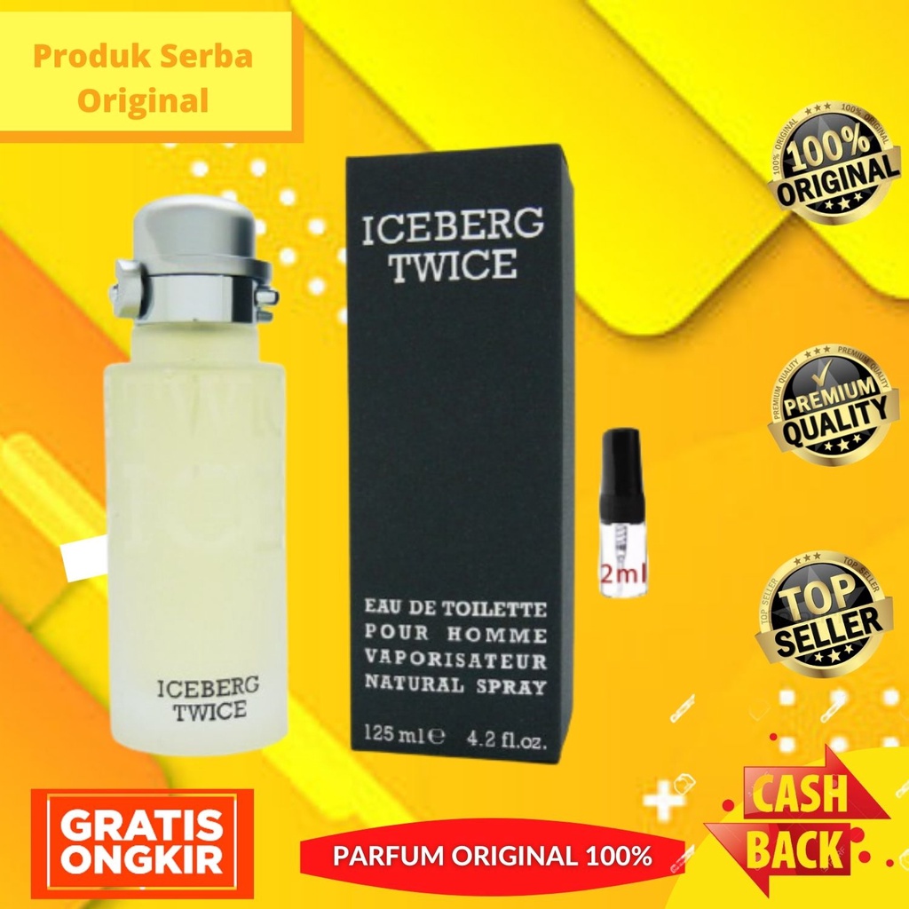 Parfum Parfume Perfume Perawatan Asli Original Pria Laki Laki Cowok Iceberg Twice for Men EDT 125ml