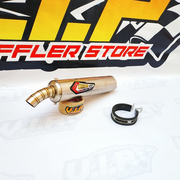 Silincer Knalpot Racing NINJA R - RR - SS CREAMPIE Stainless