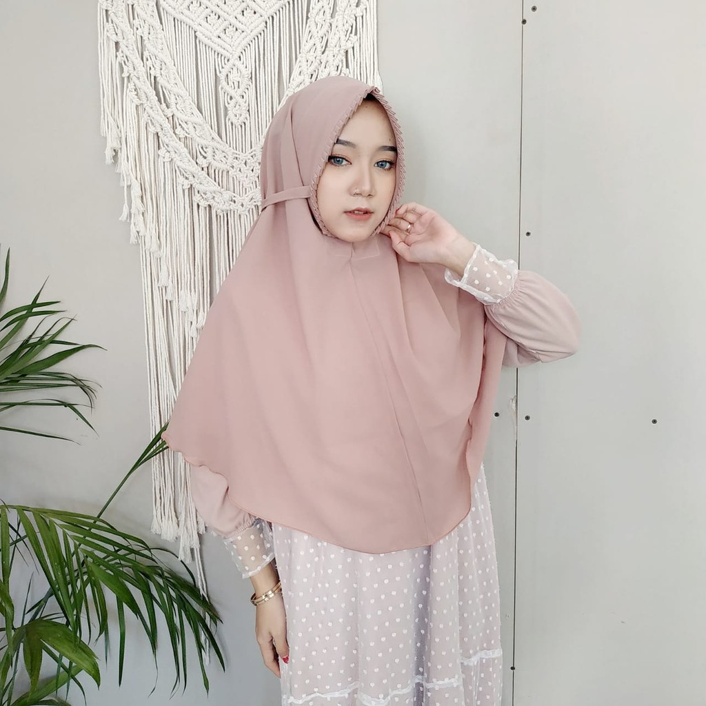 Hijab instan Sarah Lipit Jilbab Instan Bergo Sarah Lipiit Kerudung Instan Premium Diamond-SARAH MILO