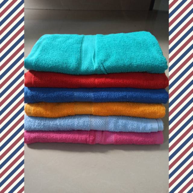 Handuk Mandi Ravioli Uk 70×140cm Mudah Menyerap Air
