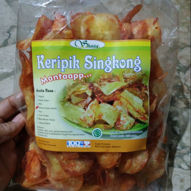 

[SHAZA FOOD] Keripik Singkong MANTAAPP