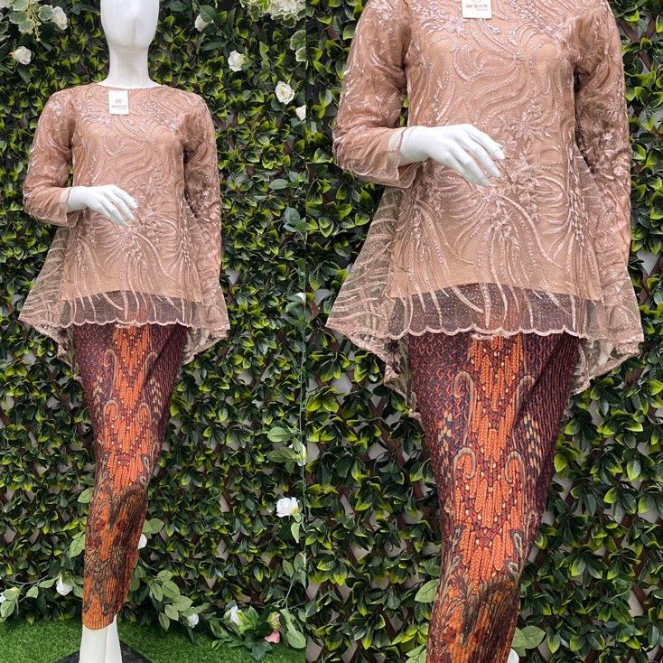 ۩ kebaya ocean/ kebaya modern/kebaya remaja/tulle premium ➷