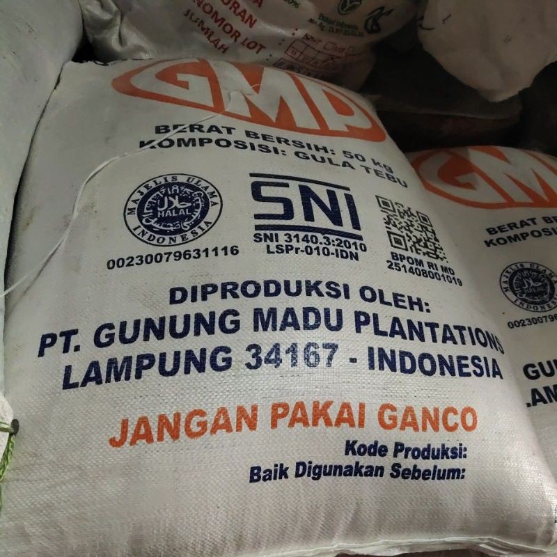 GULA PASIR GMP CURAH DIKEMAS RAPI.BAGUS UNTUK PAKET