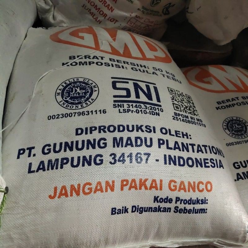 GULA PASIR GMP CURAH DIKEMAS RAPI.BAGUS UNTUK PAKET