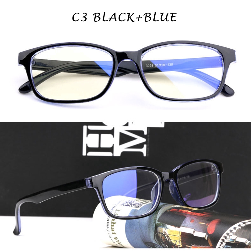 (YUZHU) Bayar di Tempat Anti Blue Kacamata Wanita Anti Blue Anti Radiasi Kacamata Eyeglasses