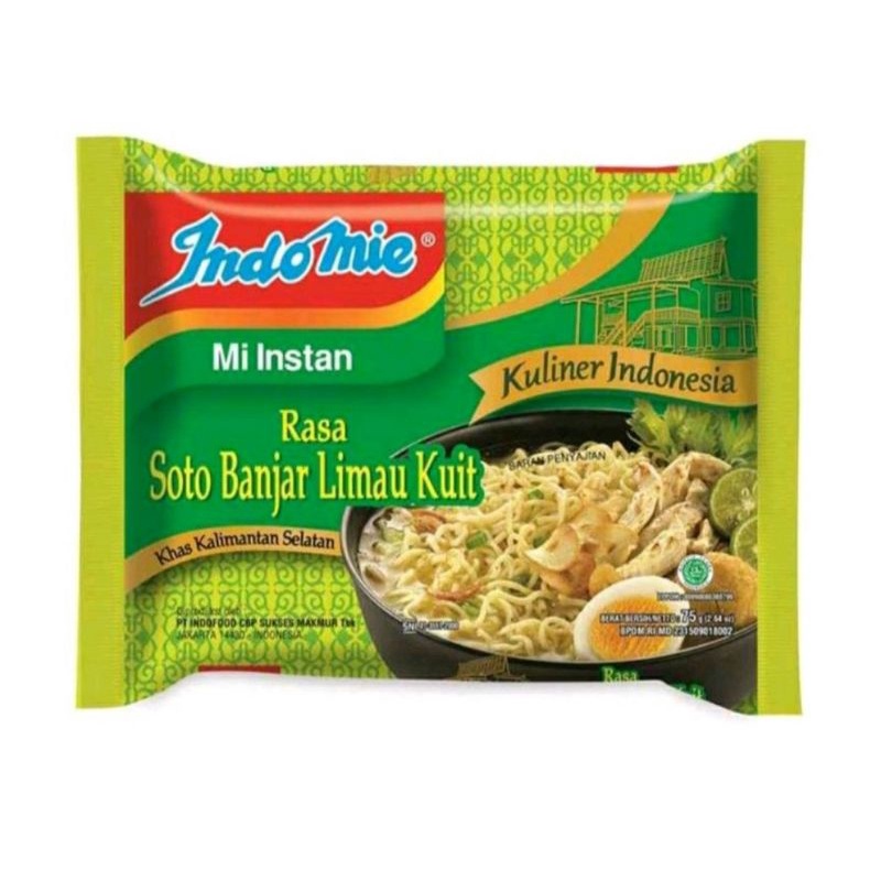 

Indomie Rasa Soto Banjar Limau Kuit Asli Khas Kalimantan