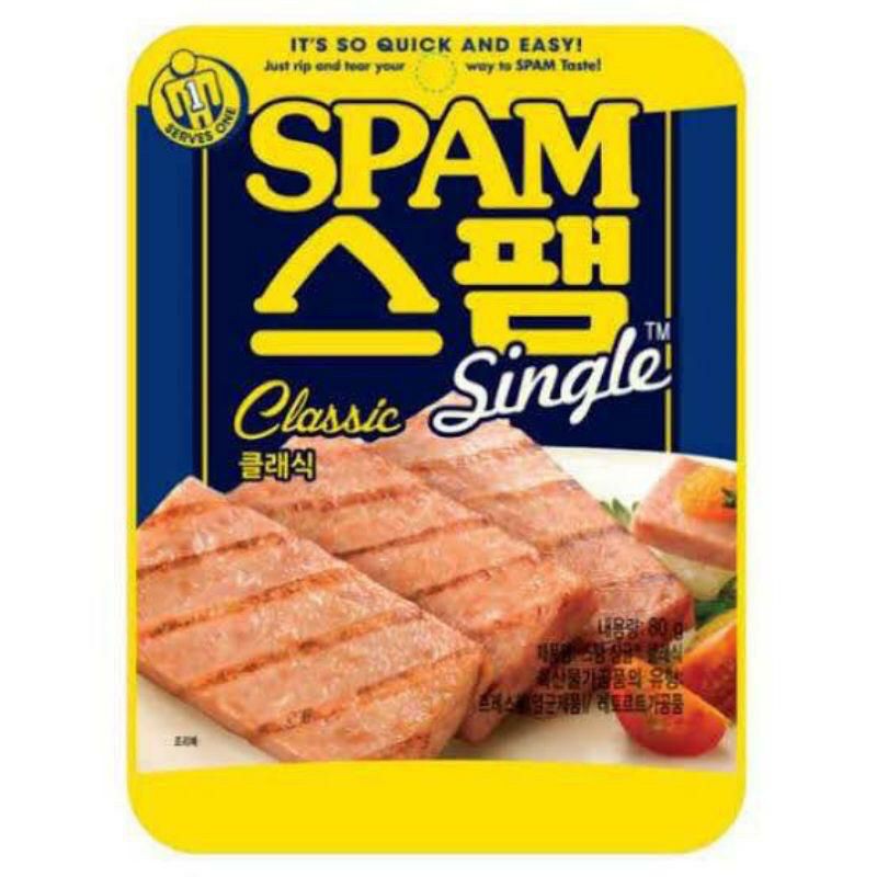 

(PO KOREA) SPAM CLASSIC SINGLE KOREA (80 GR) - BEST SELLER