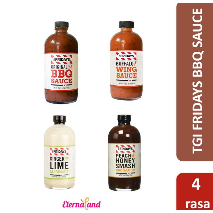 

Tgi Fridays Bbq Sauce - Saus Barbekue Tgif Aneka Varian Impor