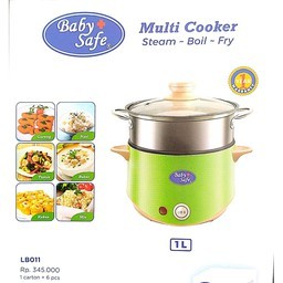 Baby Safe Multi - Function Hot Pot &amp; Streamer - LB011 / Alat pembuat Makanan bayi