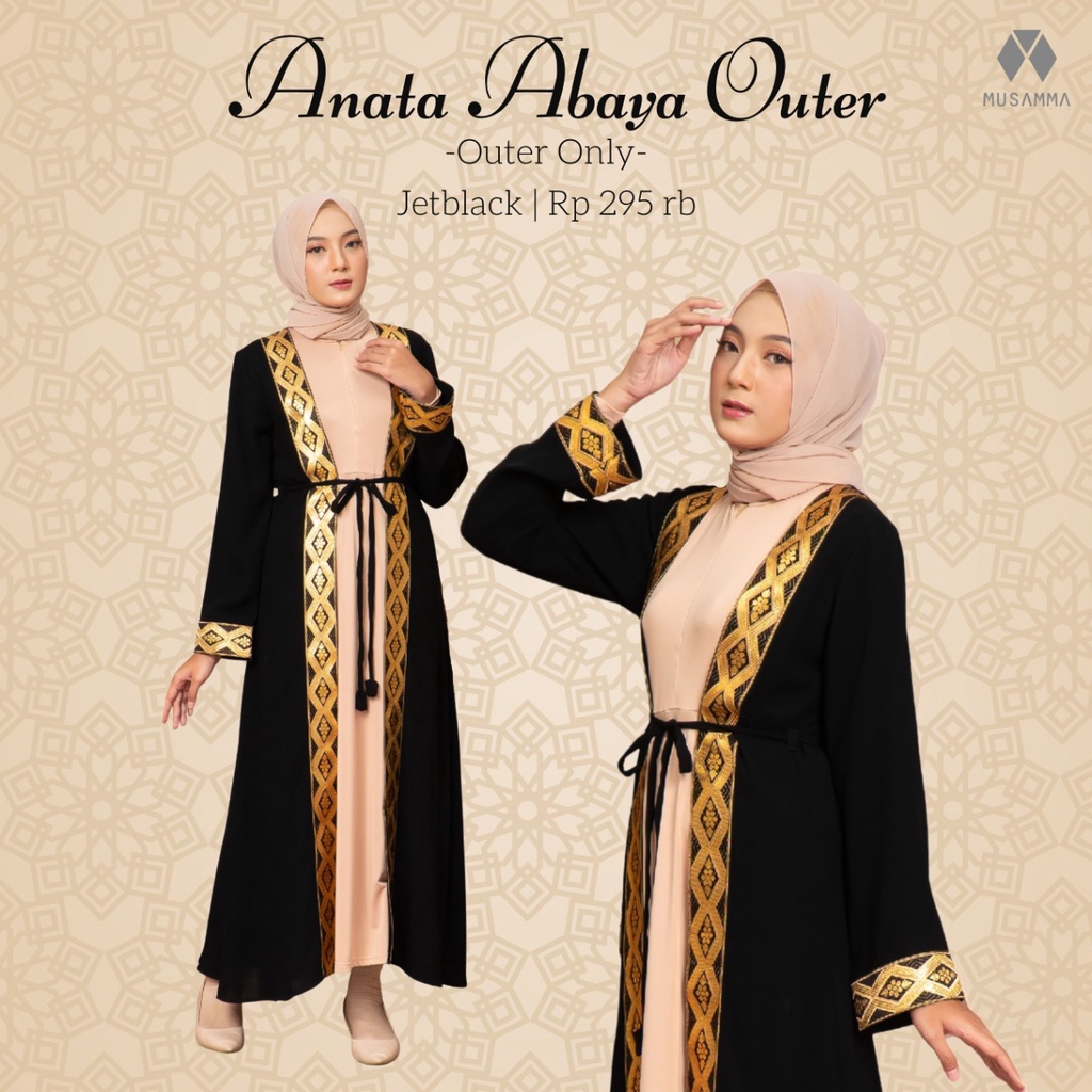 ANANTA OUTER ABAYA DASTER ARAB BY MUSAMMA ORI