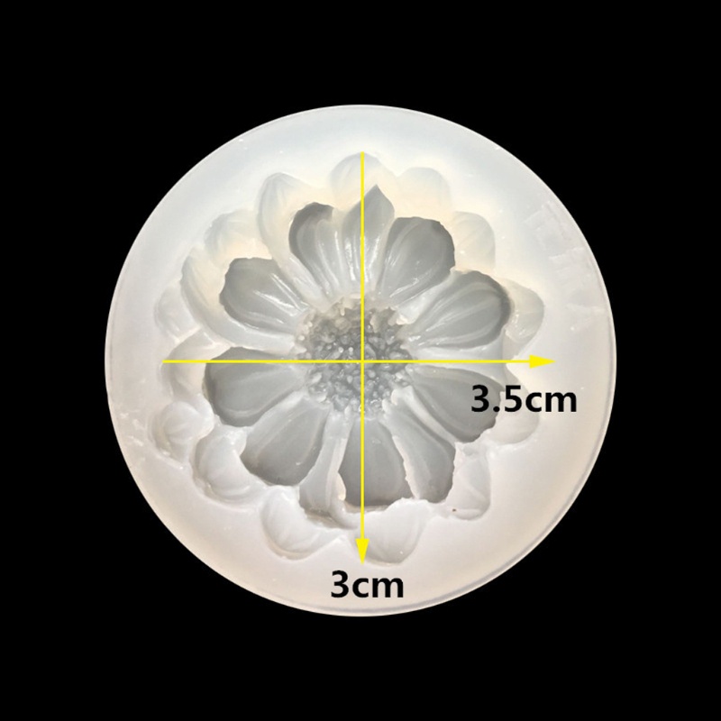 Siy Cetakan Resin Diy Bentuk Bunga 3d Bahan Silikon Untuk Kerajinan Tangan