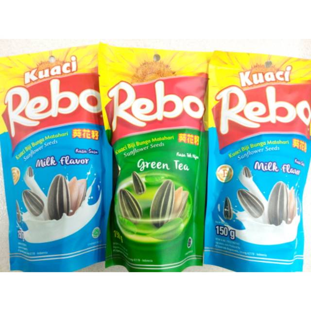 

Kuwaci Rebo 150gr GREEN TEA/MILK FLAVOR/ PROMO FLASHSALE