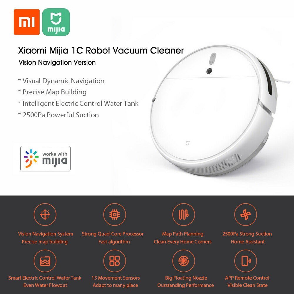 XIAOMI MIJIA Mi Robot 1C - Sweeping and Wet Mopping - STYTJ01ZHM