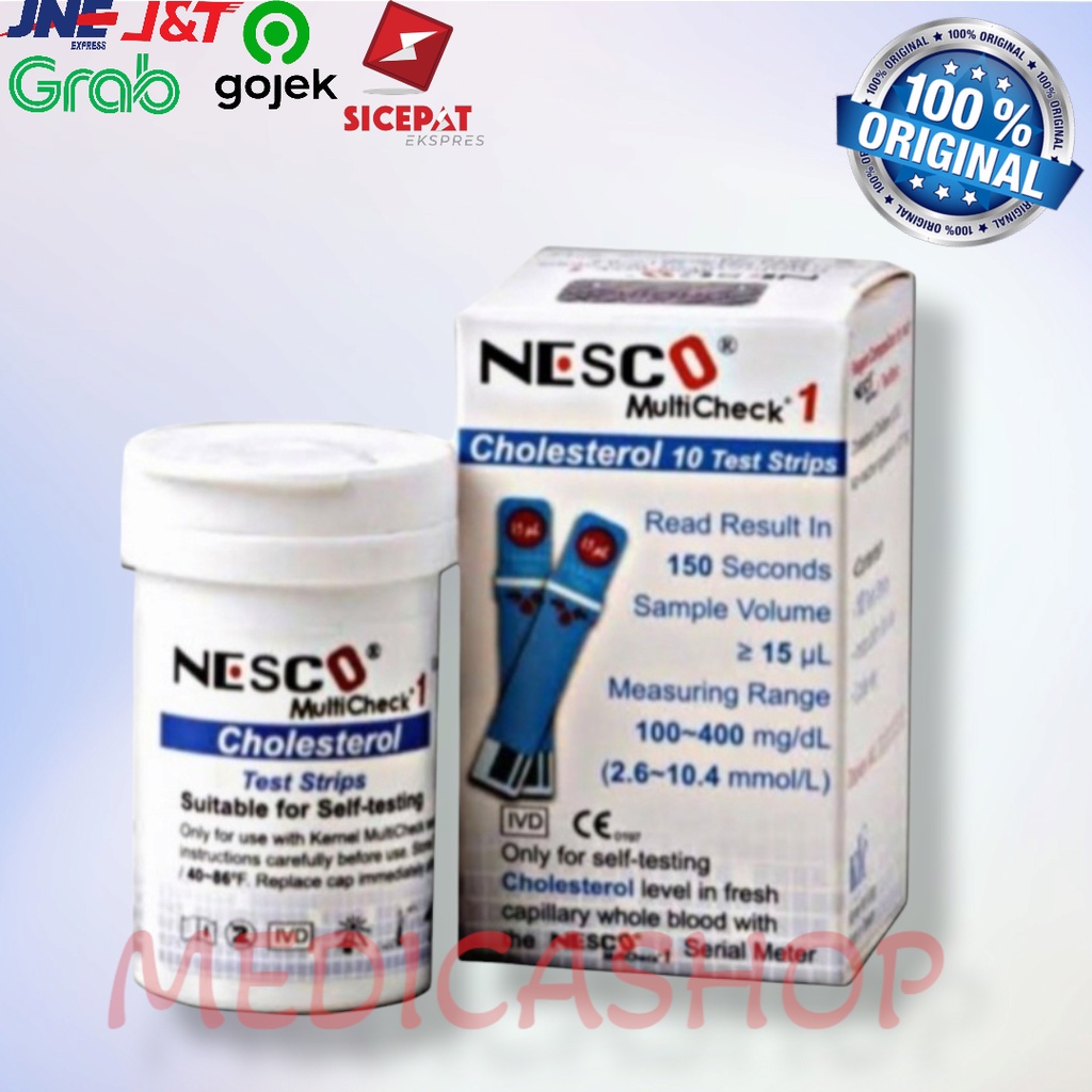 Strip Cholesterol / Kolesterol Nesco isi 10