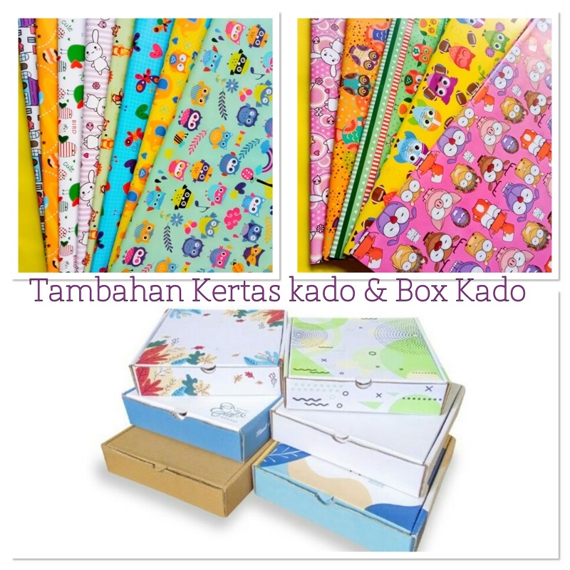 

HAMPERS Box Kado GIFT - Kotak Kado - Packing Kertas Kado