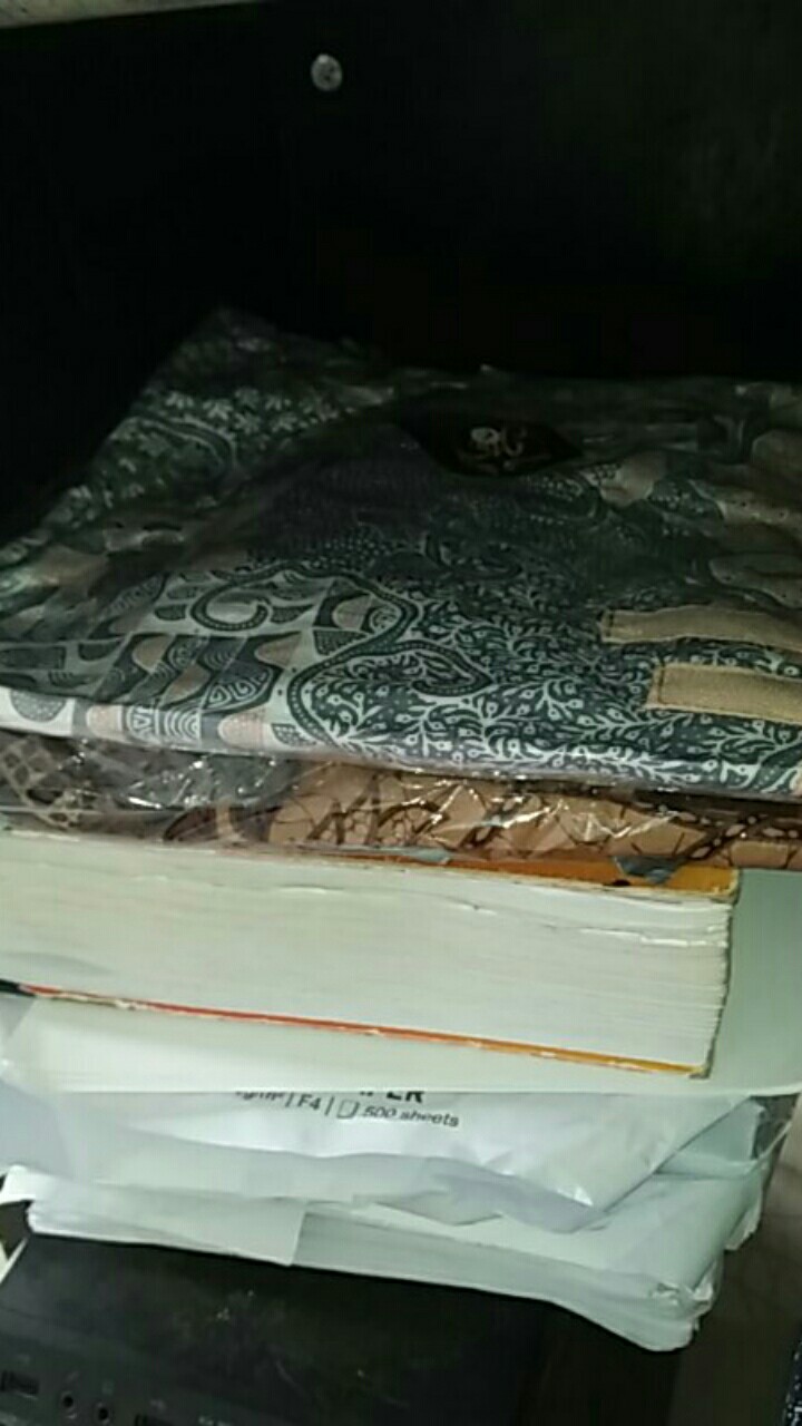 Tey-17 Batik Wanita Asj Sa Hrb026 Kenongo Kemeja Tosca Pendek