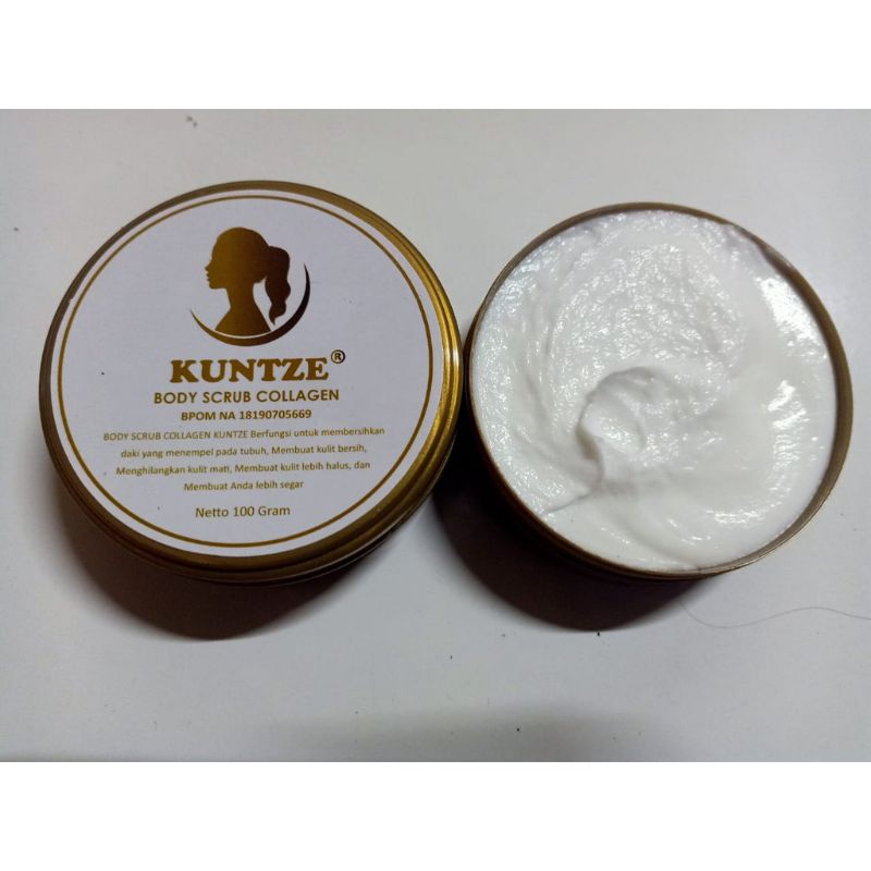 KUNTZE COLLAGEN BODY SCRUB 100gr BPOM