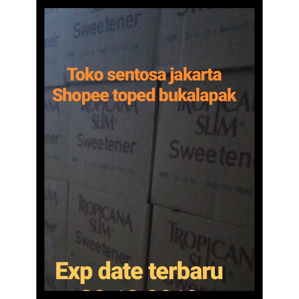 

Tropicana Slim Classic (Isi 160) Gula Pemanis Rendah Kalori Terbatas