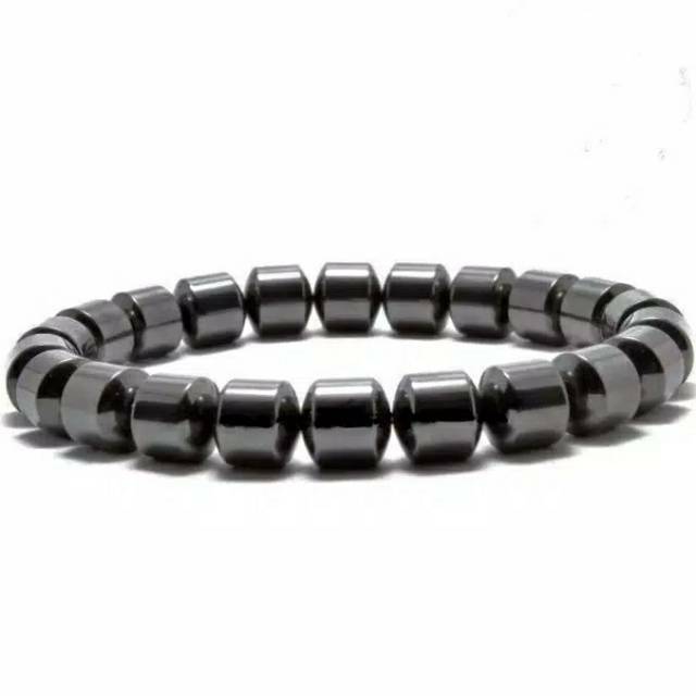 Grosir Gelang kesehatan Termurah Batu hematite MAGNET pria wanita Kuarsa Stone Bracelet magnetic