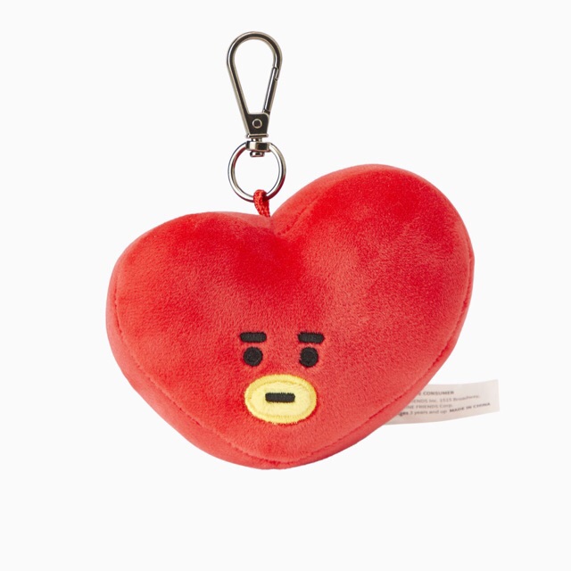 BT21 Official Plush Head Keychain