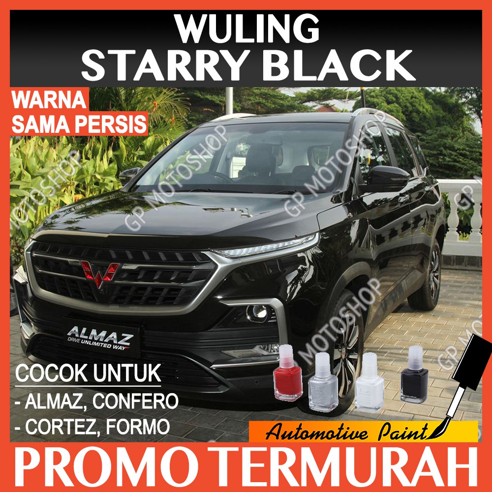 Wuling Starry Black Cat Oles Penghilang Baret Mobil Lecet Hitam Metalik Almaz Confero Cortez Formo
