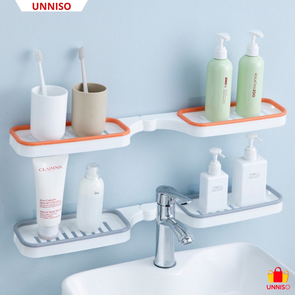 UNNISO - Rotating Shelf Rack Siku Kamar Mandi RSM1