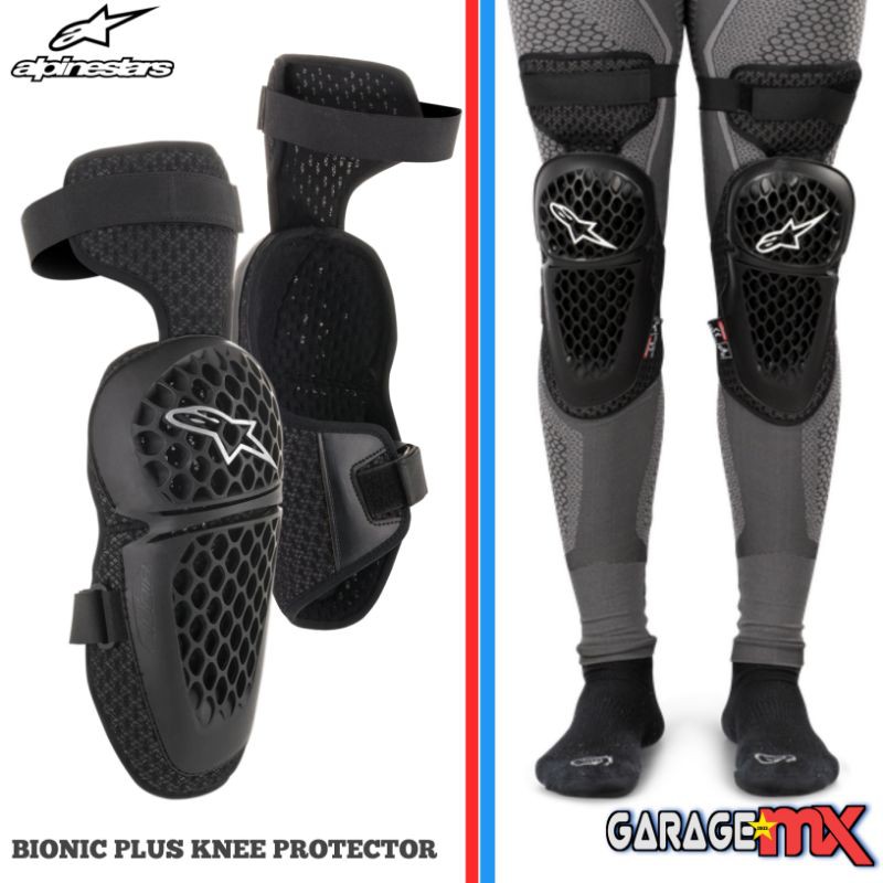 KNEE GUARD ALPINESTARS BIONIC PLUS.DEKER ALPINESTARS.PELINDUNG LUTUT.DEKER LUTUT.CROSS.MOTOCROSS