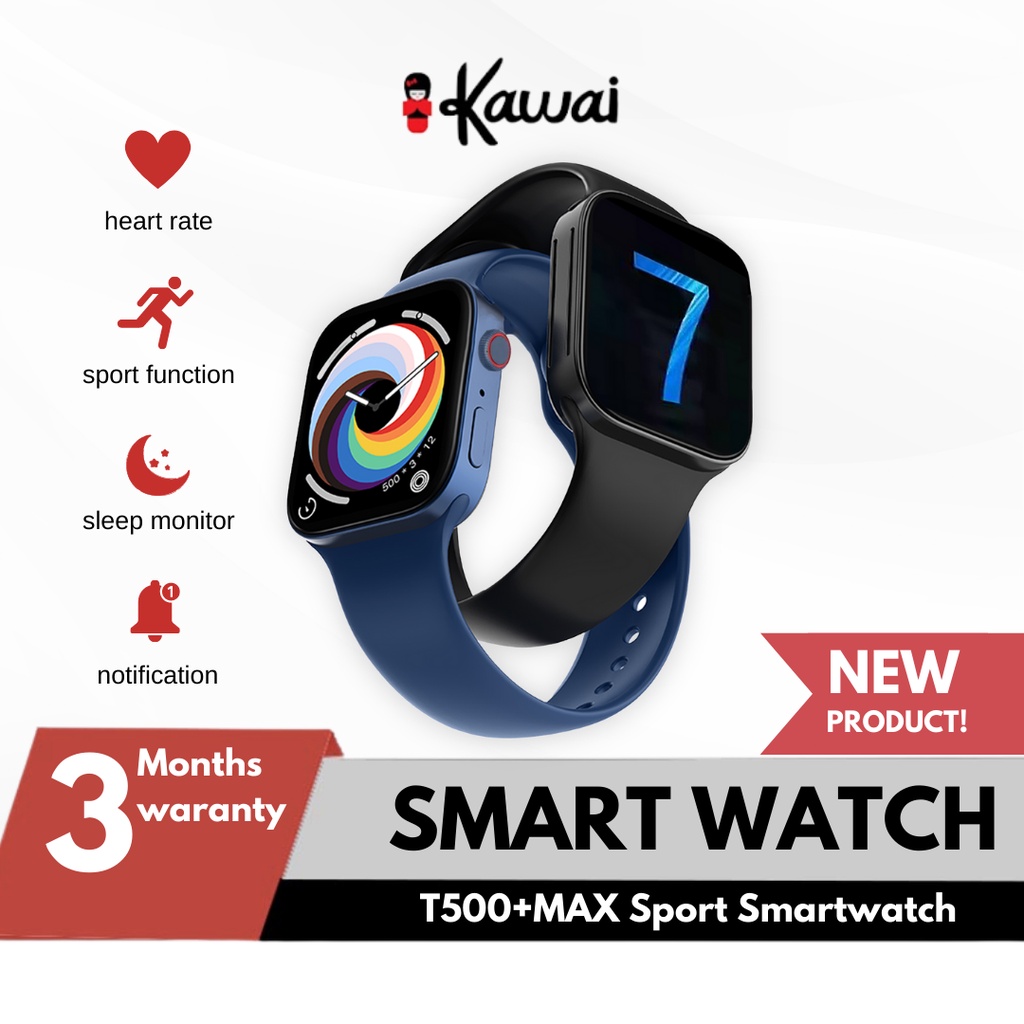 iKawai Smartwatch T500+MAX series 7 Jam Tangan Smart Watch iWatch 7