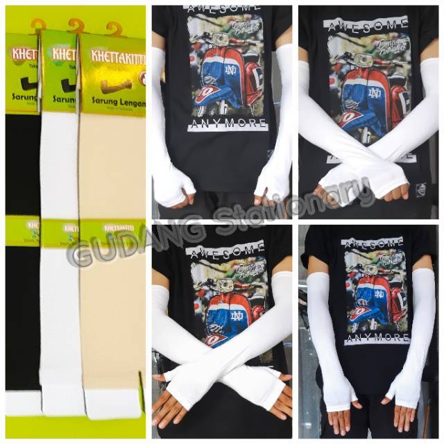 Manset Sarung Lengan Hitam Pria/ Wanita