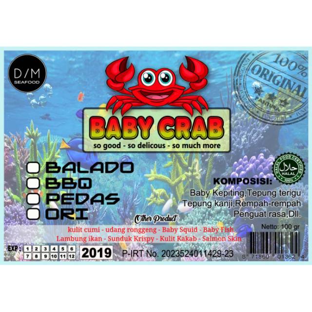 

Babycrab DM Asli Pantura