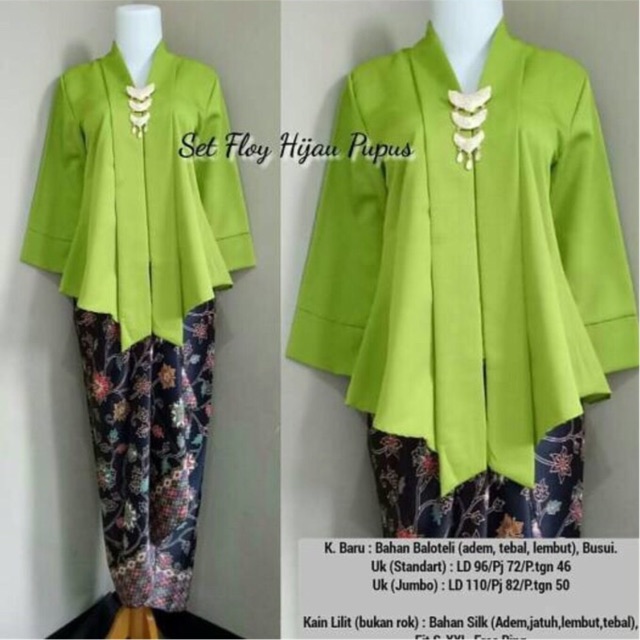 PROMO DISC!! KEBAYA KUTUBARU SET FLOY / KEBAYA MODERN