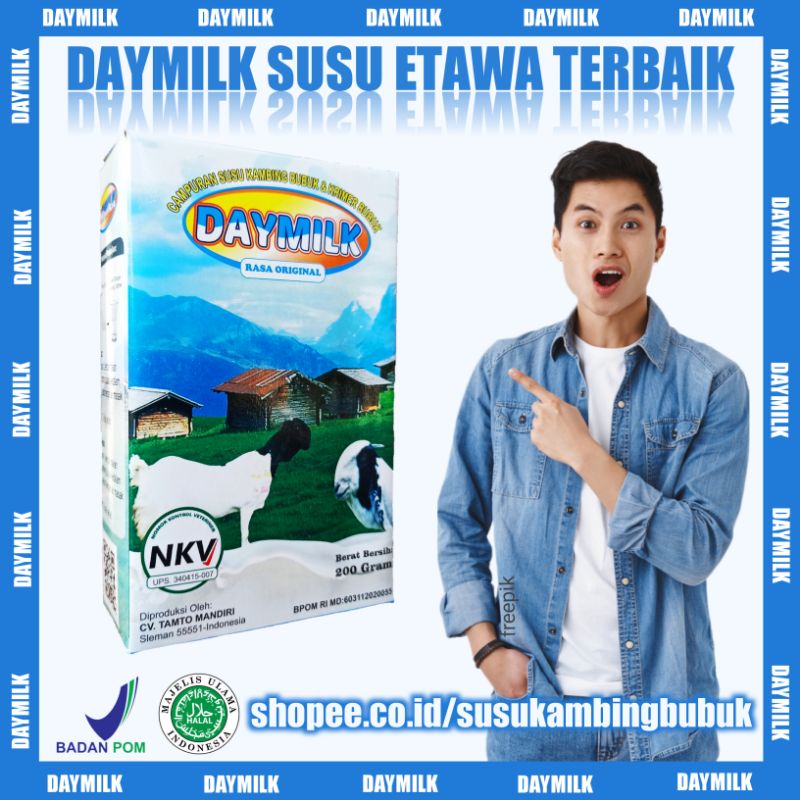 Daymilk 200gr Susu Kambing Etawa Rasa Original