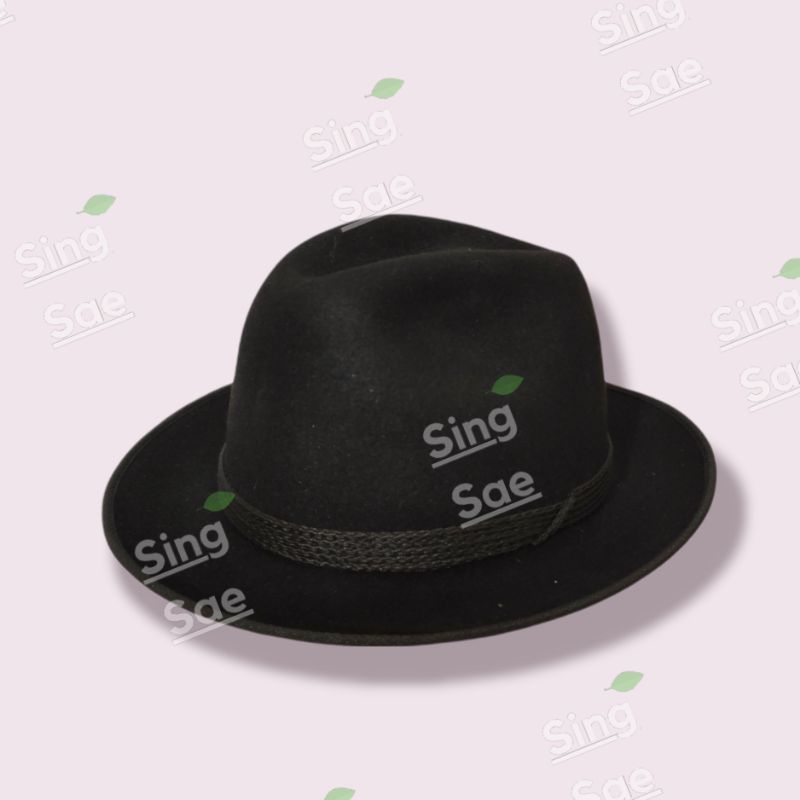 topi laken topi fedora woll topi koboi topi koboy fedora