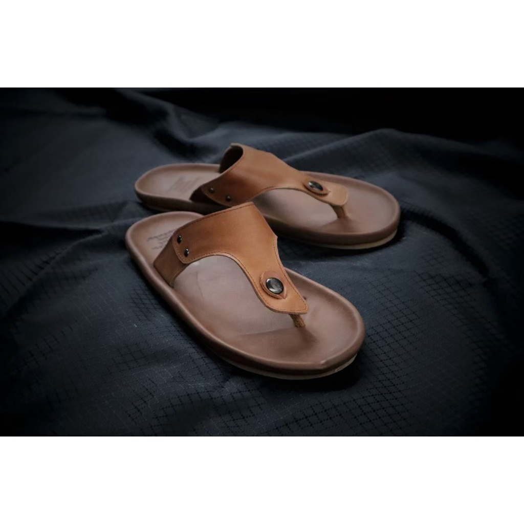 SANDAL PREMIUM CEVANY CLOVER KULIT PRIA ASLI || SANDAL JEPIT PRIA CASUAL SANTAI BRAND ORIGINAL TERBARU || SANDAL JEPIT INDIAN KULIT PRIA