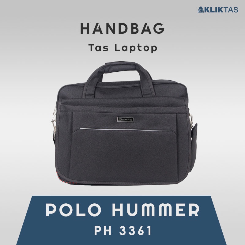 [KLIKTAS] Tas Laptop Polo Hummer PH 3361- Tas Kantor Map Selempang Map Unisex